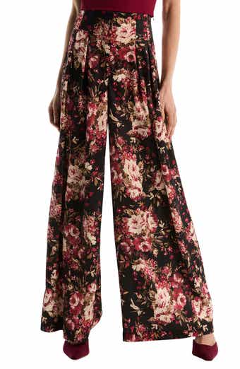 Laundry by Shelli Segal Pleated Wide Leg Trousers