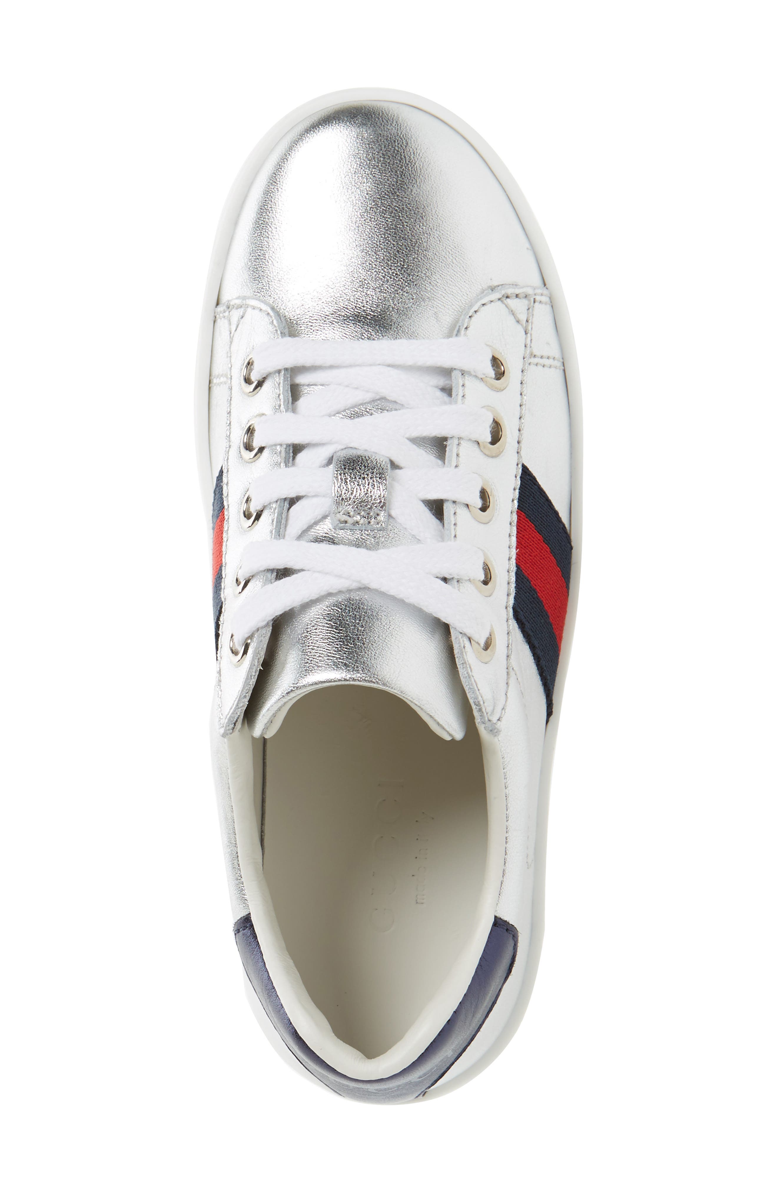 Ace Sneaker, Alternate, color, SILVER/ BLUE