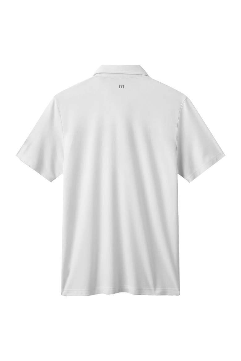 Men's TravisMathew White Baltimore Orioles Top Recruit Tri-Blend Polo, Alternate, color, White