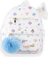 Under One Sky Blueberry & Ribbon Quilted Mini Backpack Set