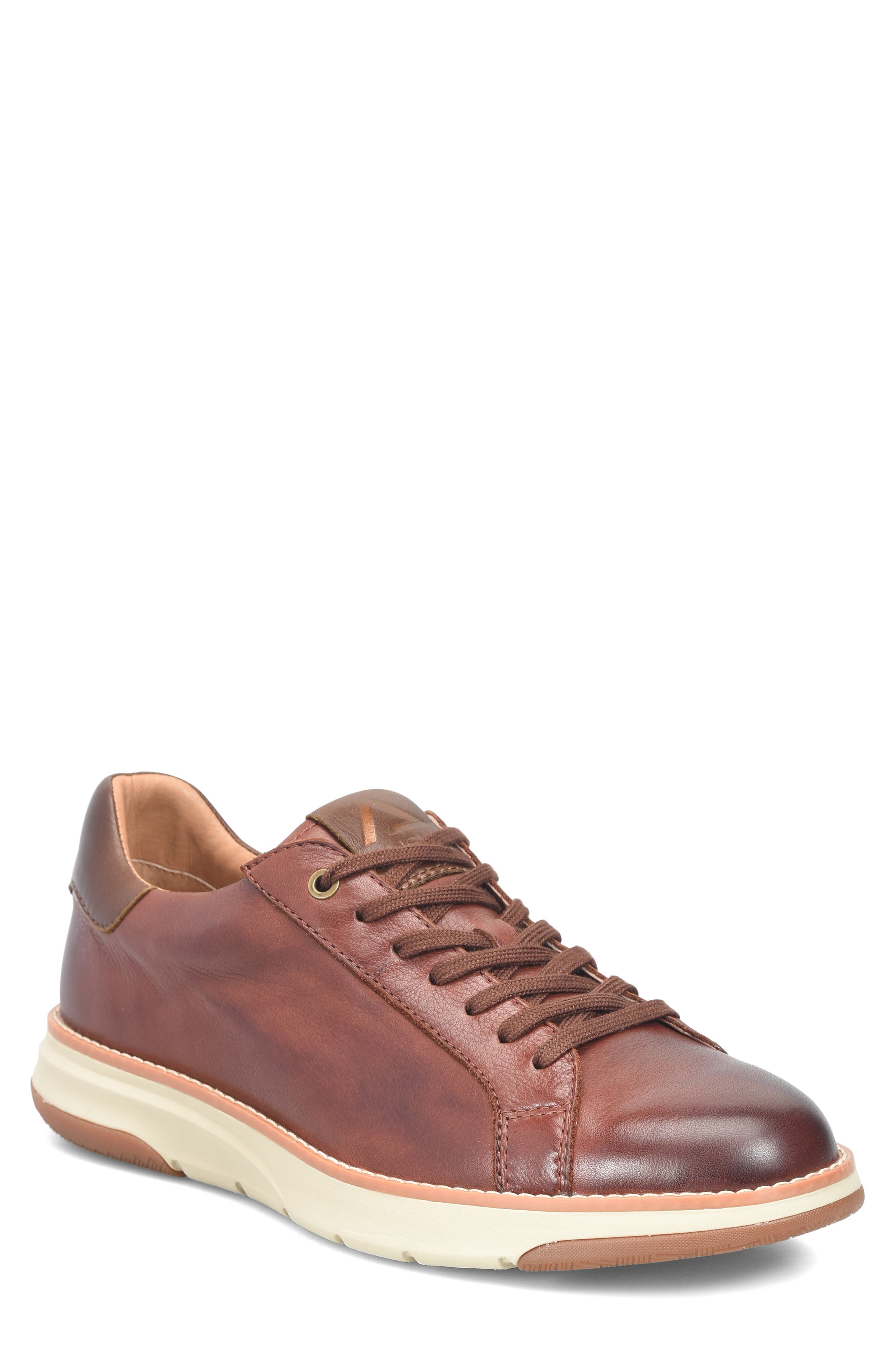 Shaw Low Top Sneaker, Main, color, BRANDY