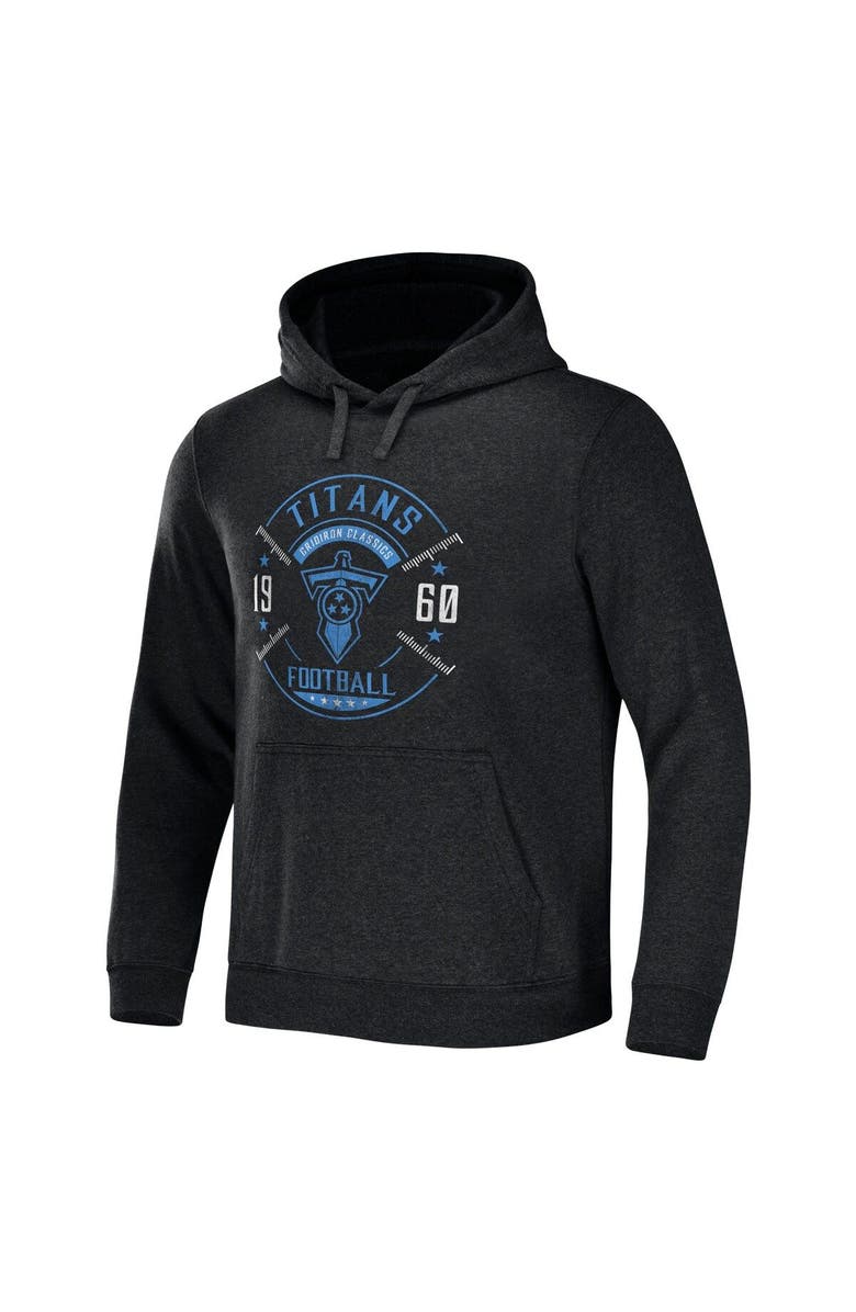 NFL X DARIUS RUCKER Men's NFL x Darius Rucker Collection by Fanatics Heather Charcoal Tennessee Titans Radar Pullover Hoodie, Alternate, color, Heather Charcoal