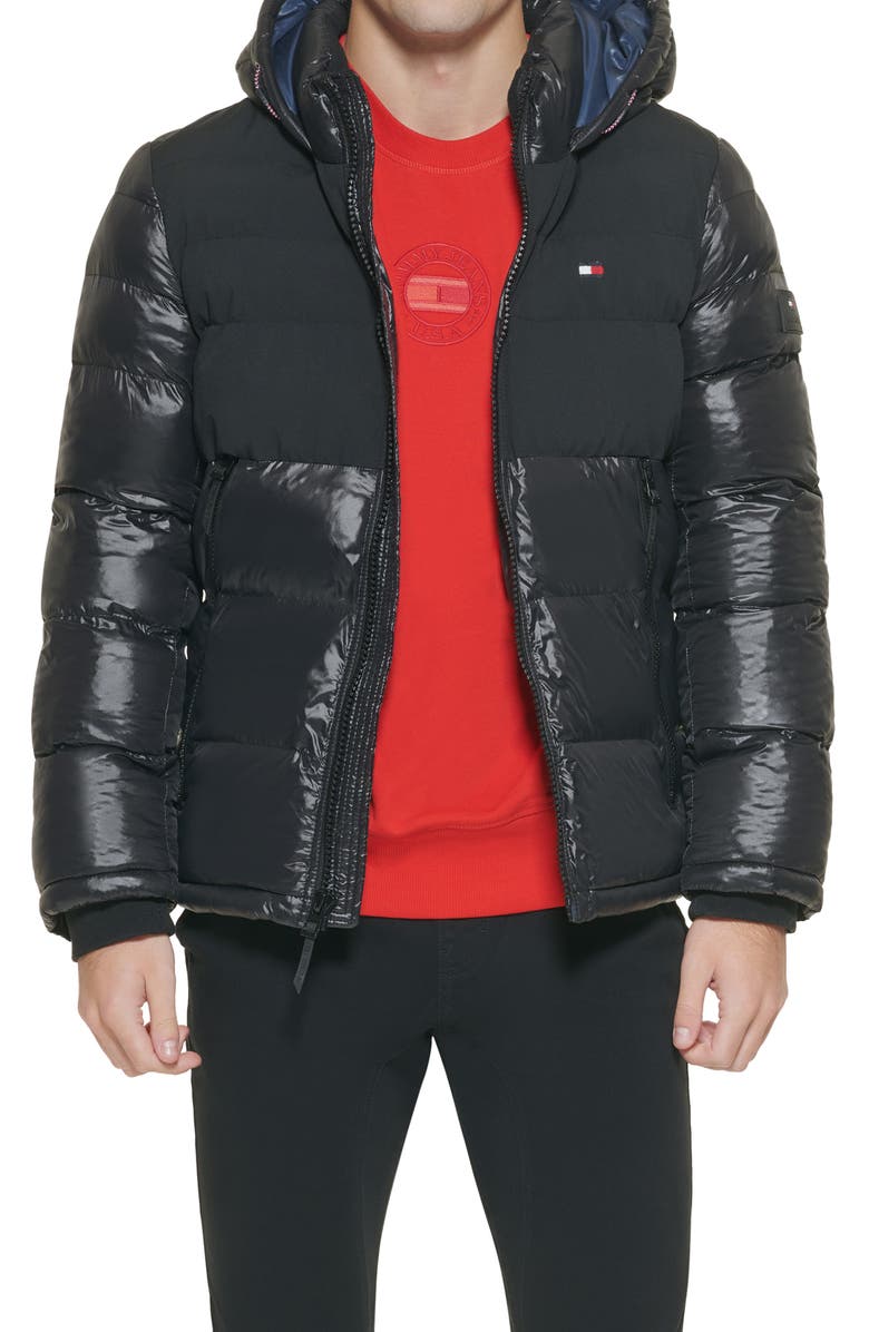 Tommy Hilfiger Heavyweight Hooded Puffer Jacket, Alternate, color,