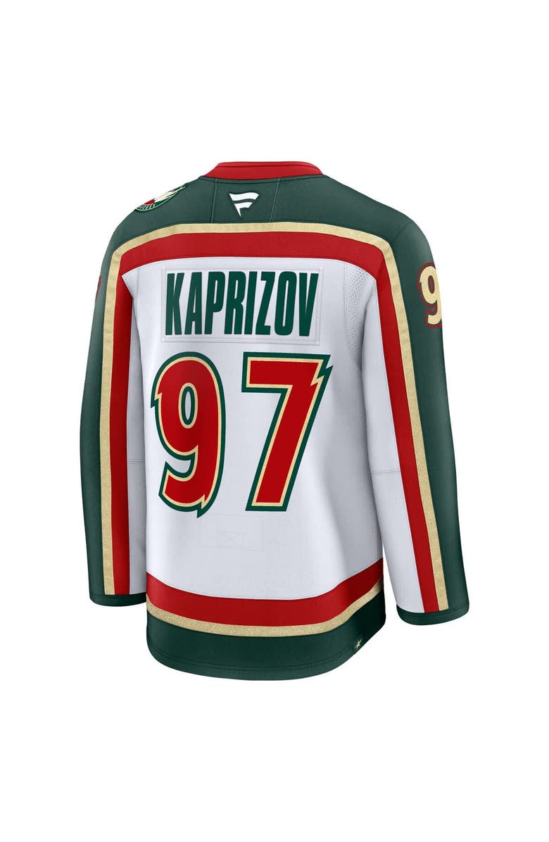 FANATICS Men's Fanatics Kirill Kaprizov White Minnesota Wild 25th Anniversary Premium Player Jersey, Alternate, color, White