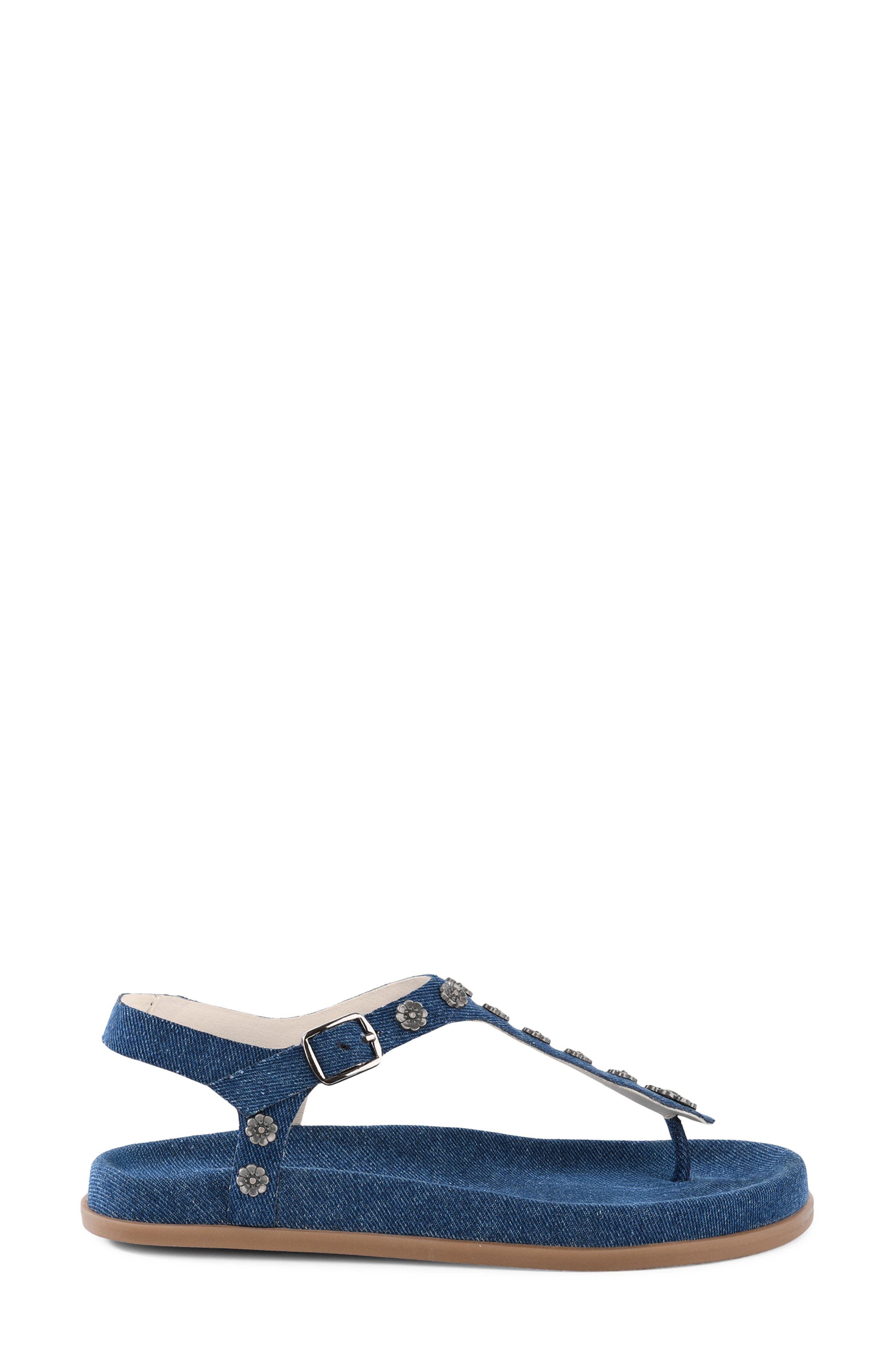 Seychelles Sunday Funday Slingback Platform Sandal, Alternate, color, Denim