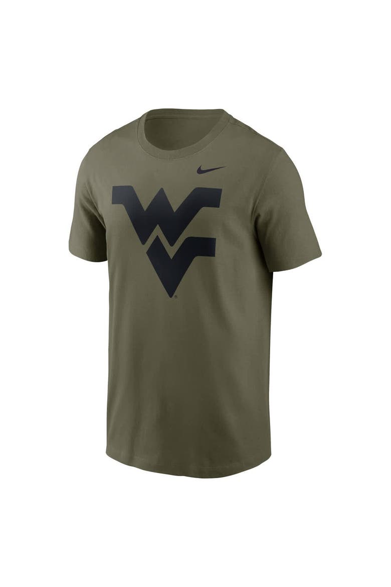 Men's Nike Olive West Virginia Mountaineers Primetime Logo Performance T-Shirt, Alternate, color, Olive