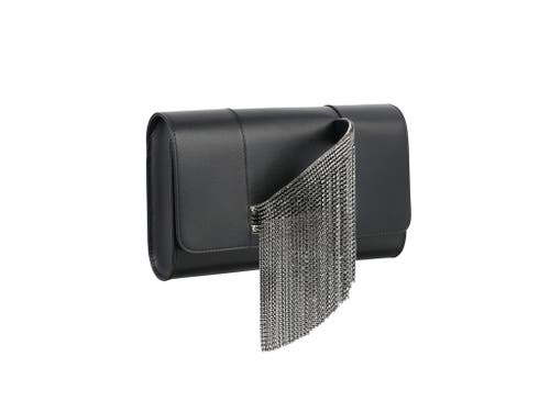 Perrin Paris L'eiffel Cascade Clutch In Black