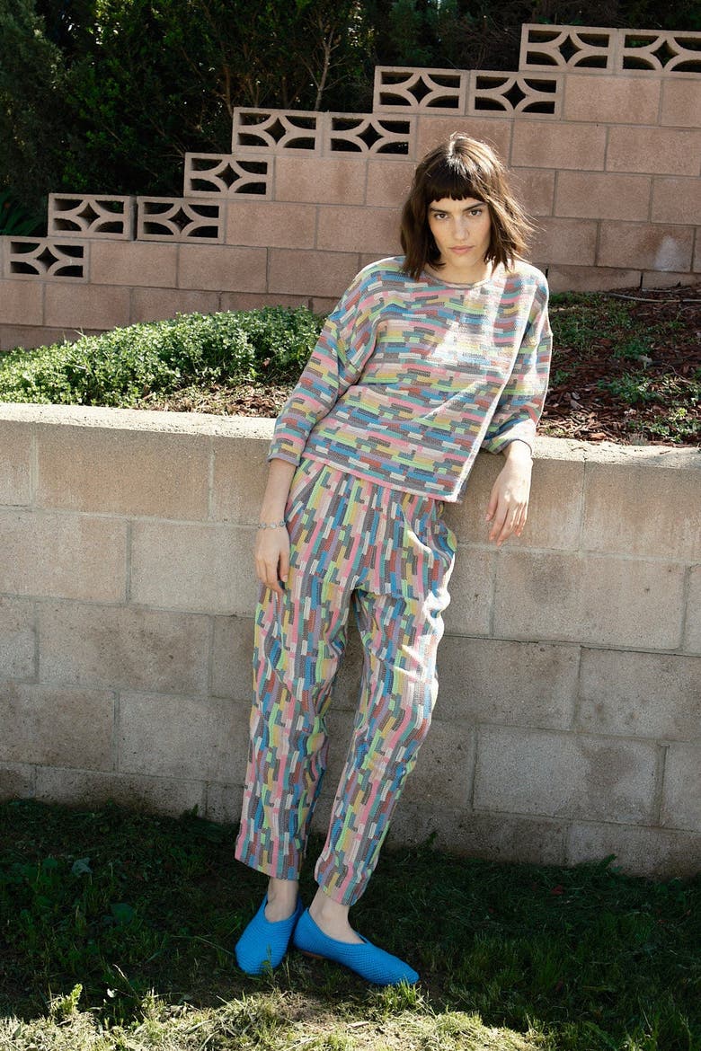 Bailey Pull-on Barrel Pant, Alternate, color, Scribble