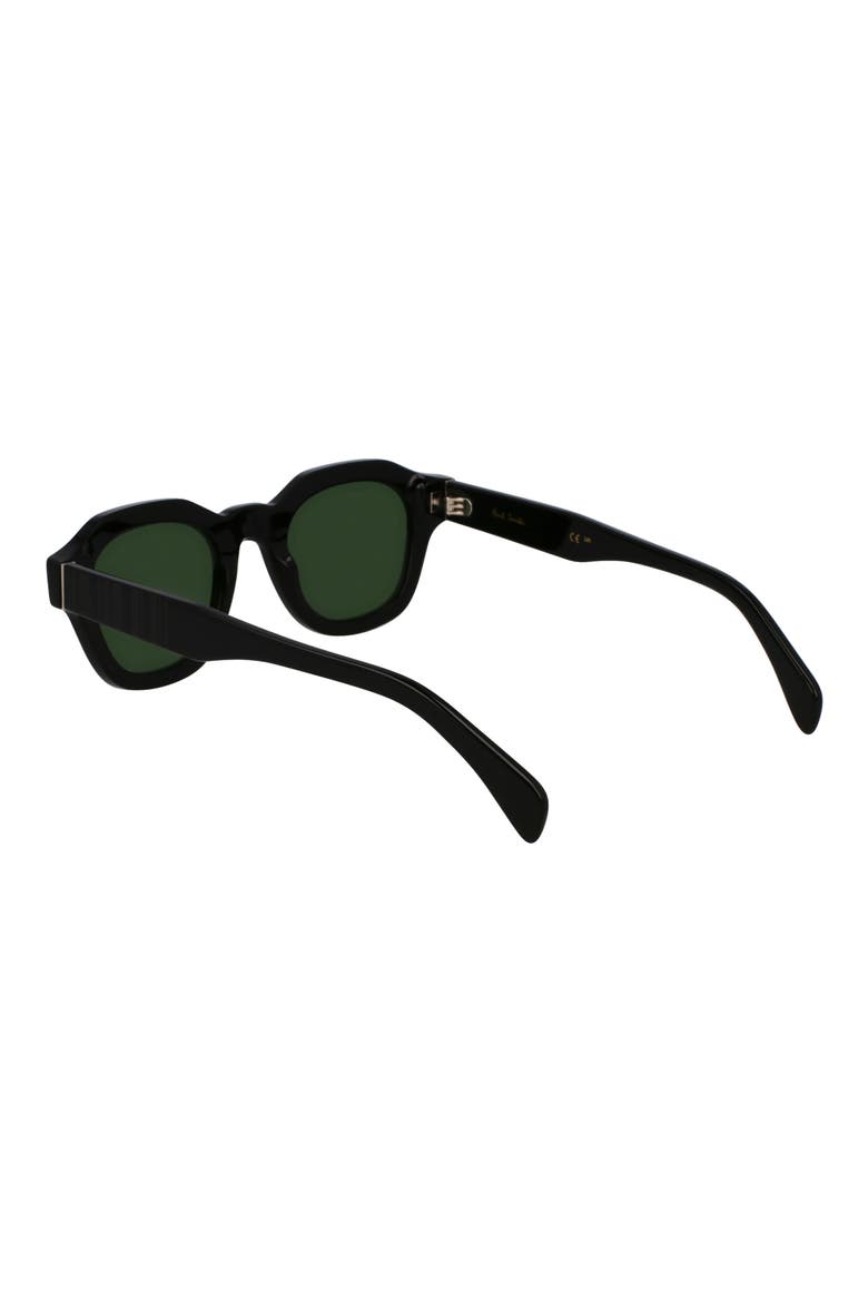 Lyford 48mm Small Modified Rectangular Sunglasses, Alternate, color, BLACK