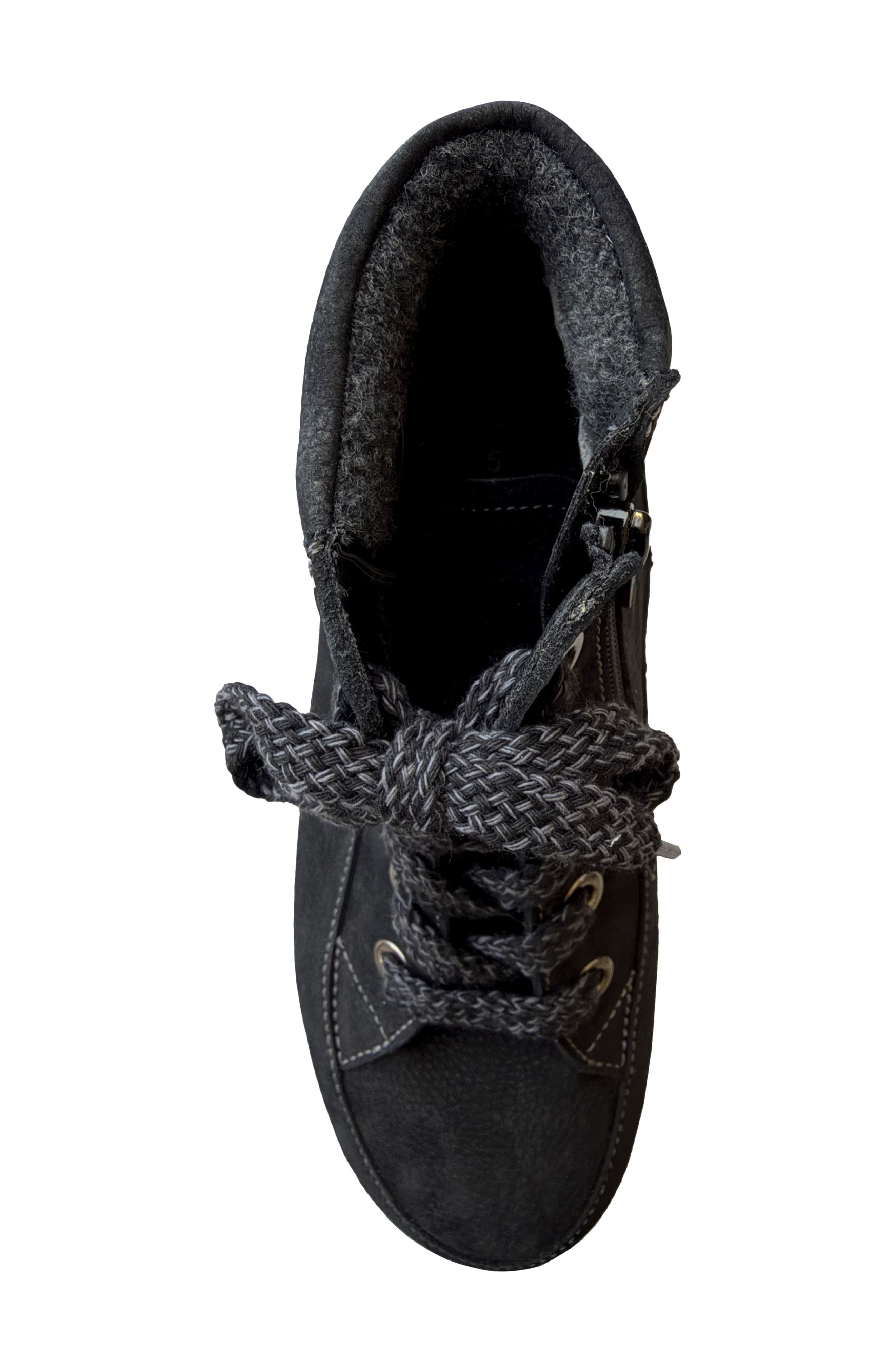 Finn Comfort Parsenn Bootie, Alternate, color, Black Nubuk