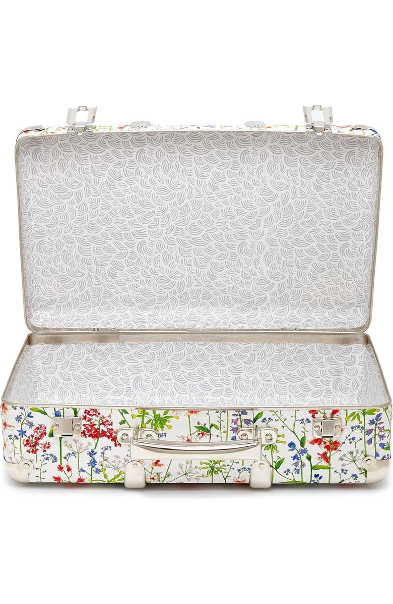 Flowers of Liberty Floral Print Suitcase, Alternate, color,