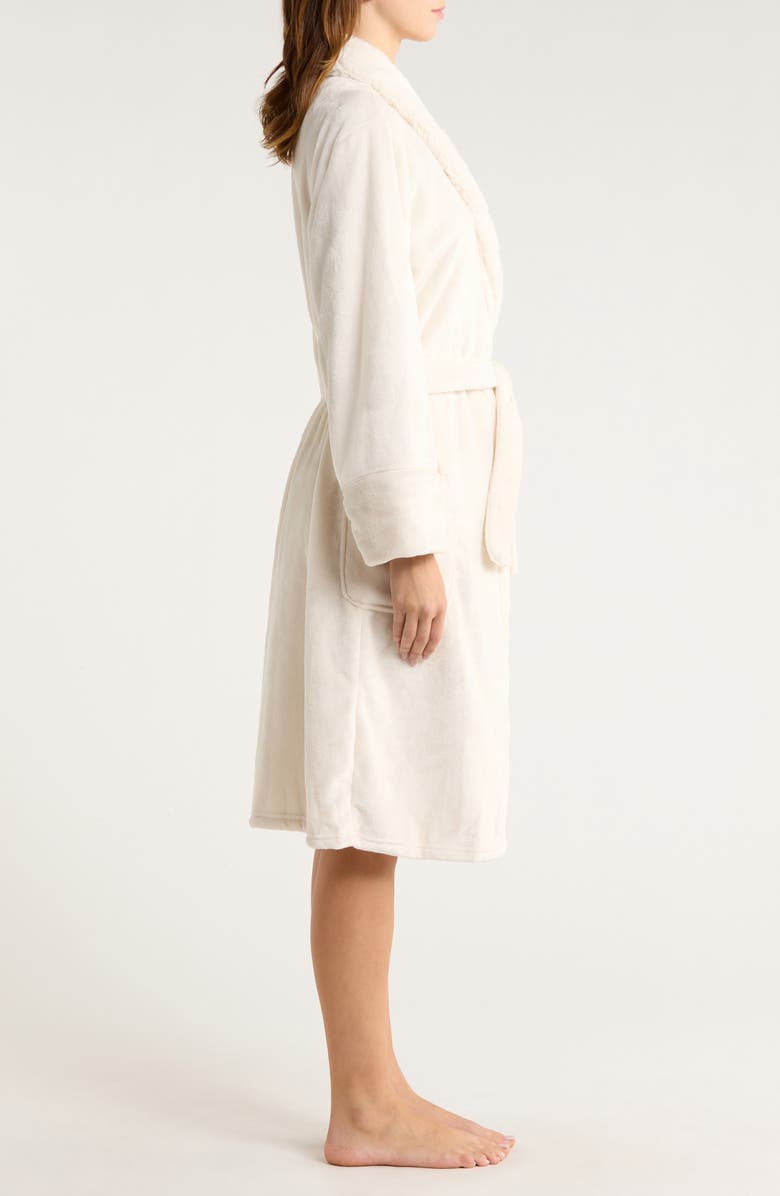 PJ Salvage Plush Brushed Robe, Alternate, color, Natural