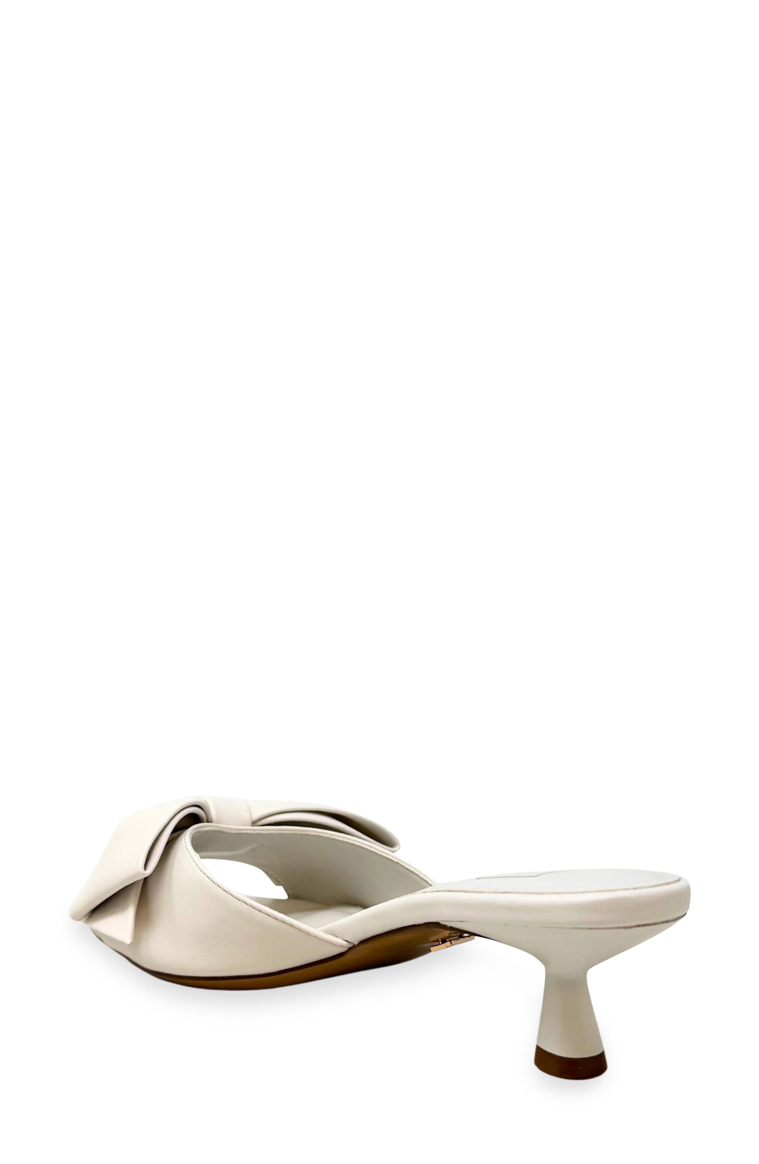SHUSHOP Ella Kitten Heel Slide Sandal, Alternate, color, Bone