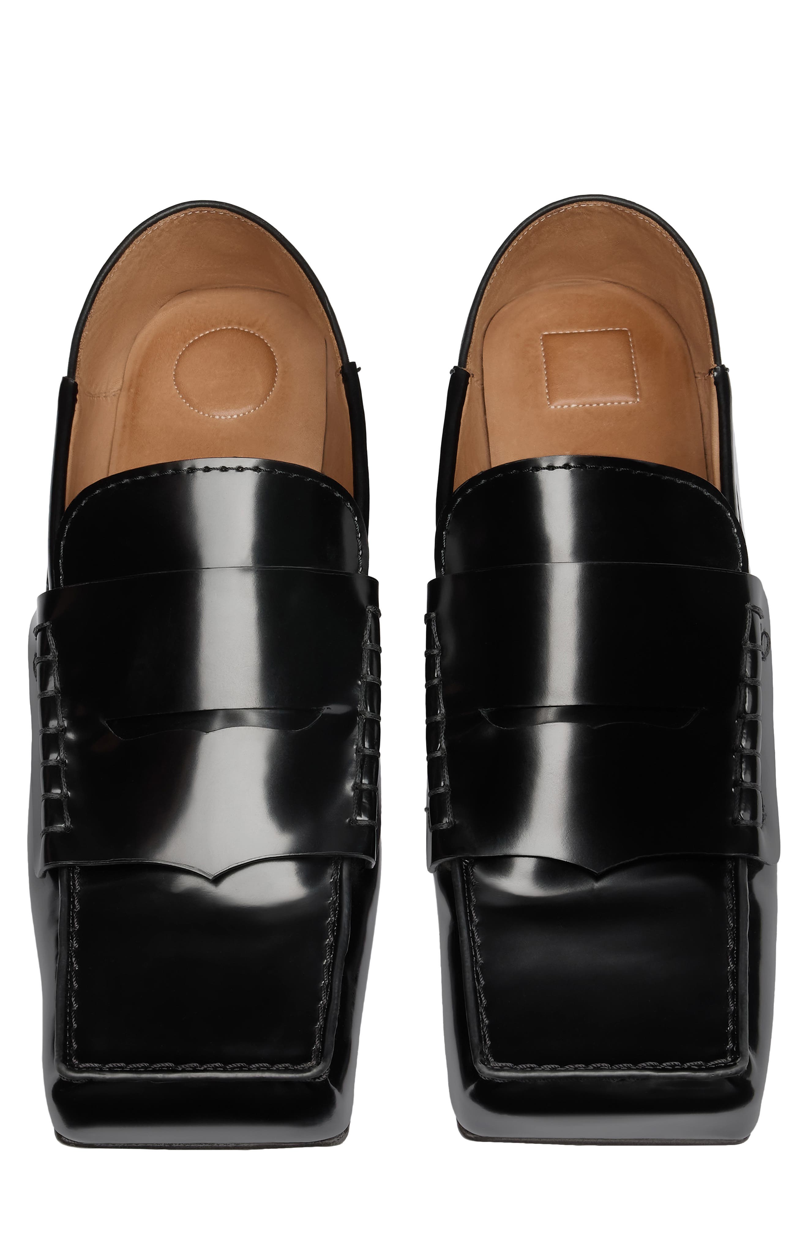 The Carré Loafer, Alternate, color, BLACK 990