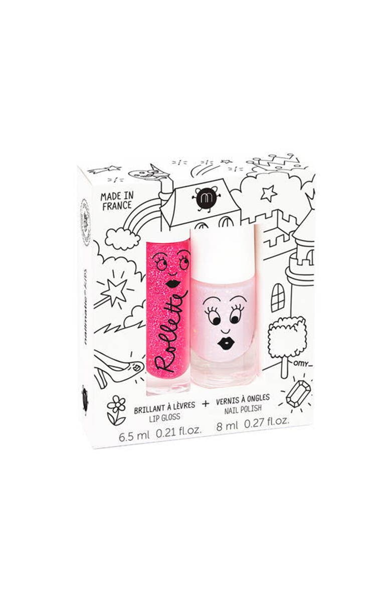 nailmatic Nail Polish And Lip Gloss Set For Kids, Main, color, Fairytales