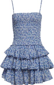 Isabel Marant Étoile Elodie Floral Print Voile Minidress