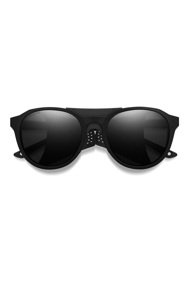 Venture 53mm Sunglasses, Main, color, MATTE BLACK / CHROMAPOP GLASS POLARIZED BLACK