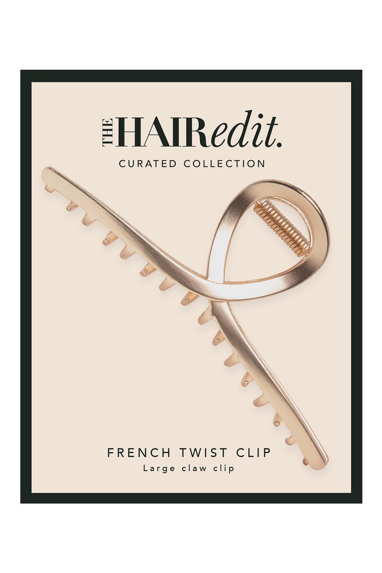 French Twist Hair Clip, Main, color, NO COLOR