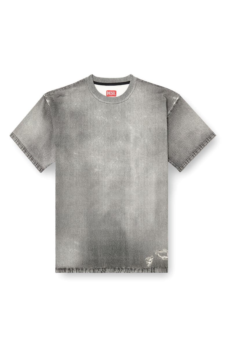 DIESEL<sup>®</sup> D-Box Oversize Jogg Denim T-Shirt, Alternate, color, Black/ Denim