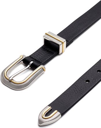 rag & bone Ventura Leather Belt | Nordstrom display picture 2