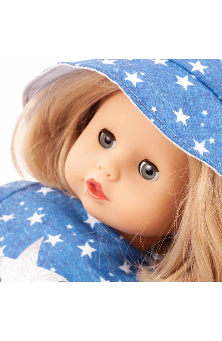 Gotz Muffin My Star 13 Inch Doll, Blue & White Star Denim Outfit, Sweater Toy, Alternate, color, Multicolored