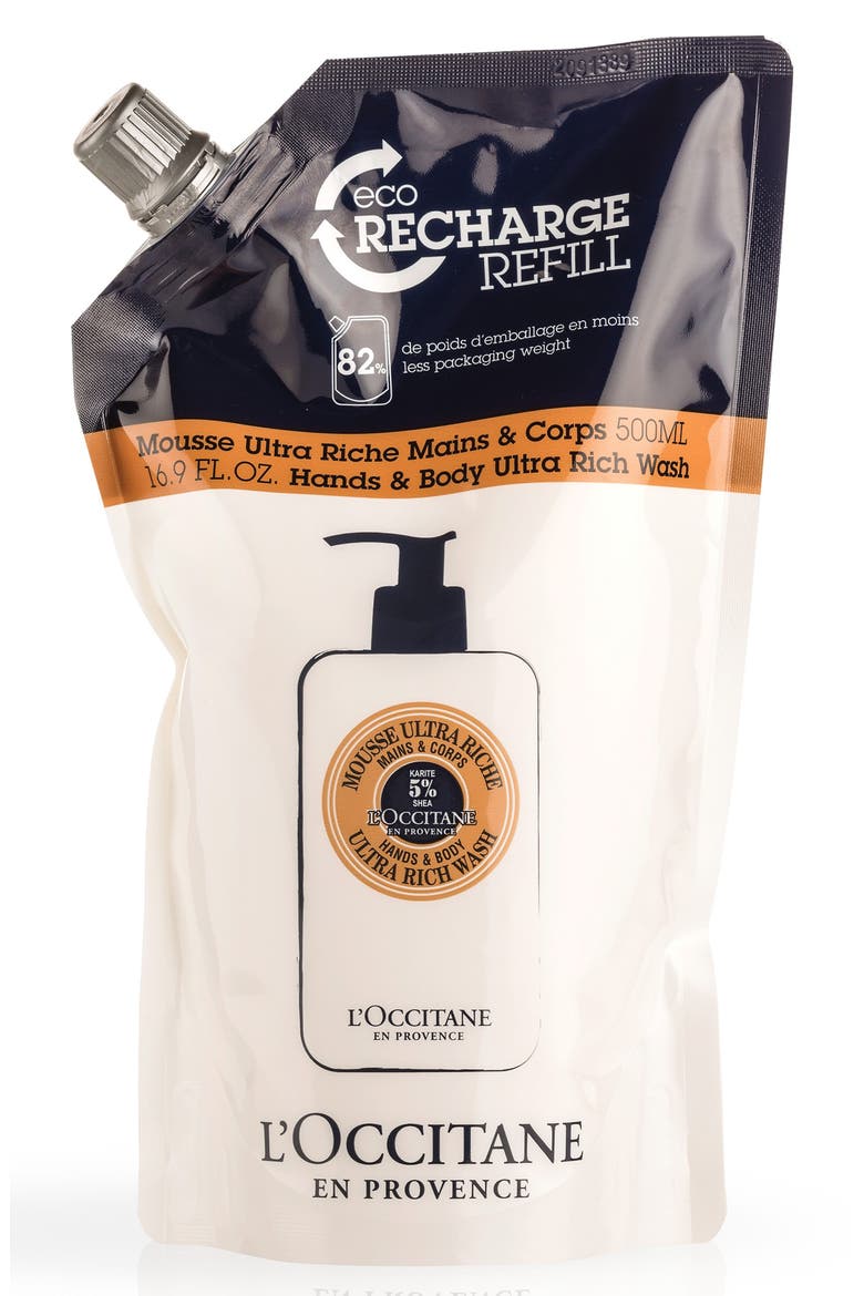 Shea Hands & Body Ultra Rich Wash Refill, Main, color, NO COLOR