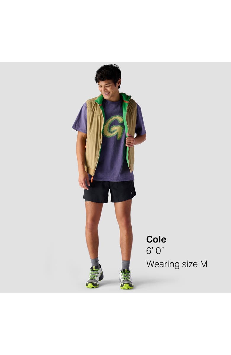 Stoic Reversible Polar Fleece Vest - Men's, Alternate, color, Green Bee/Kelp