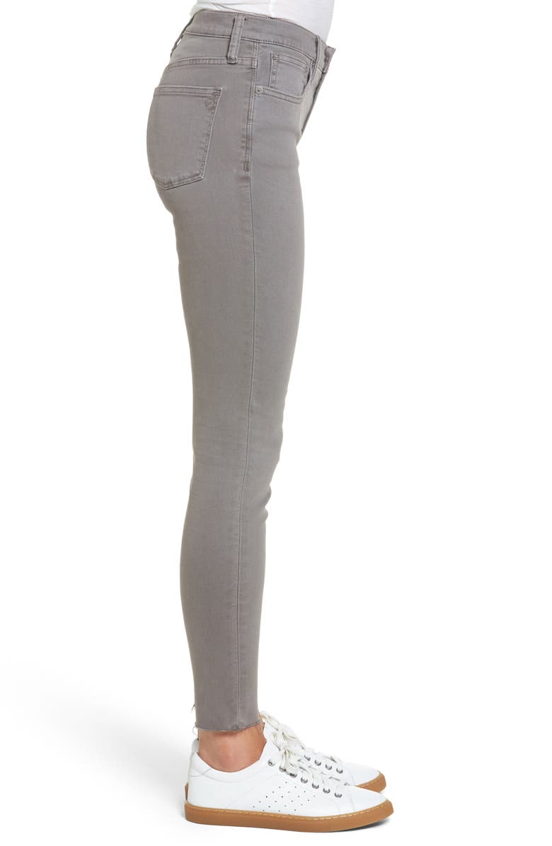 Madewell 9-Inch High-Rise Skinny Jeans: Raw-Hem Garment-Dyed Edition, Alternate, color, 