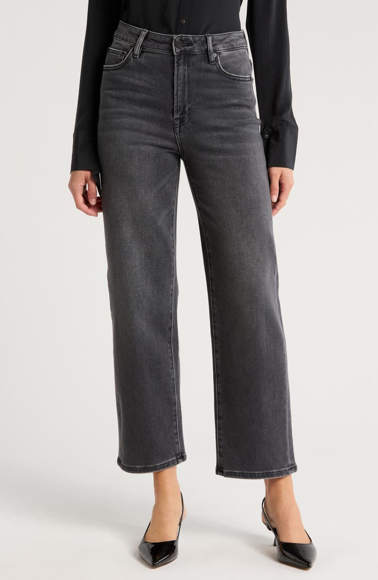HIDDEN JEANS Relaxed Straight Leg Jeans, Main, color, Charcoal
