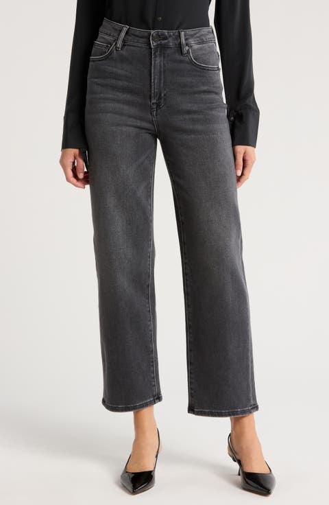 Women's Grey Straight-Leg Pants | Nordstrom