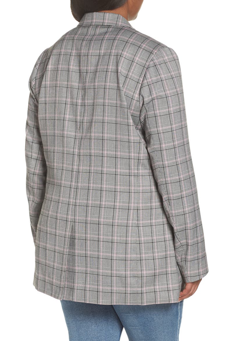 Norm Glen Plaid Blazer, Alternate, color, GREY PLAID