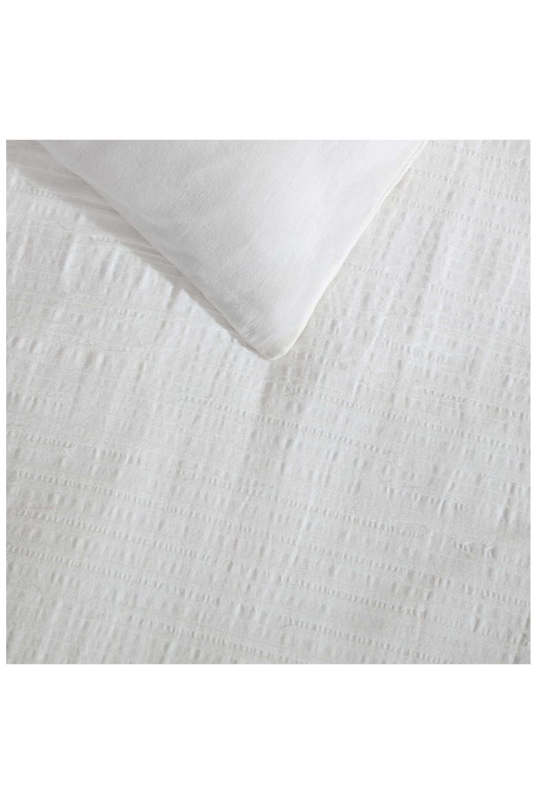 Bark Textured Comforter Set, Alternate, color, WHITE