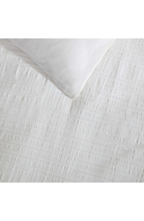 Vera Wang Bark Texture Jacquard Comforter Set In White