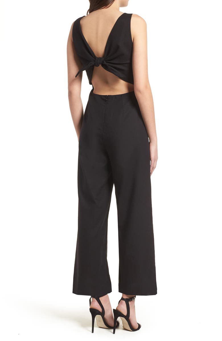 Leith Crop Wide Leg Jumpsuit, Alternate, color, 