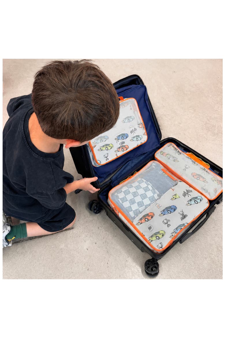 Kids' Set of 3 Mini Packing Bags, Alternate, color, GREY