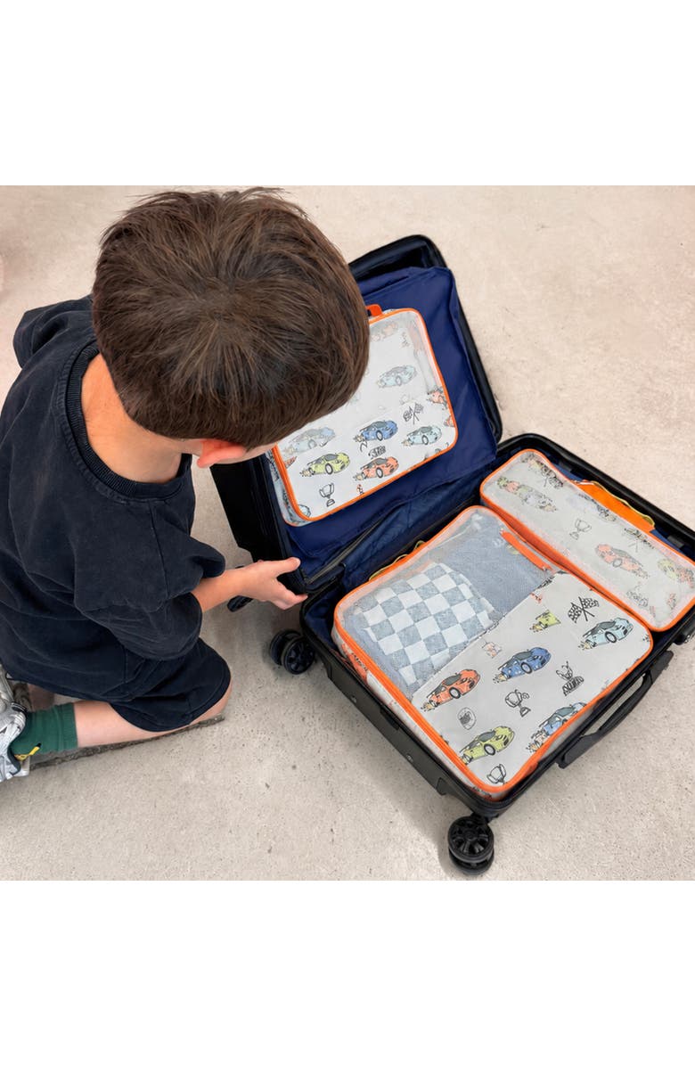 MYTAGALONGS Kids' Set of 3 Mini Packing Bags, Alternate, color, Grey