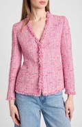Santorelli Cynthia Jacket in Luxury Cotton Blend Tweed