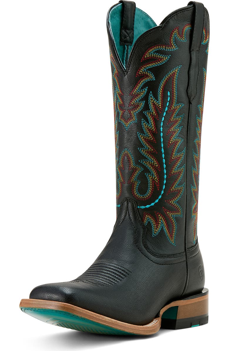 Ariat Frontier Western Boot, Alternate, color, Black