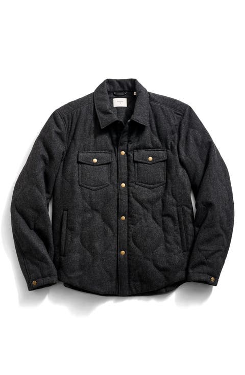 Onion Quilted Wool Blend Shirt Jacket