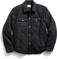 Billy Reid Onion Quilted Wool Blend Shirt Jacket