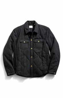 Billy Reid Onion Quilted Wool Blend Shirt Jacket