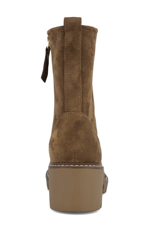 Mia Pallmer Block Heel Bootie In Brown