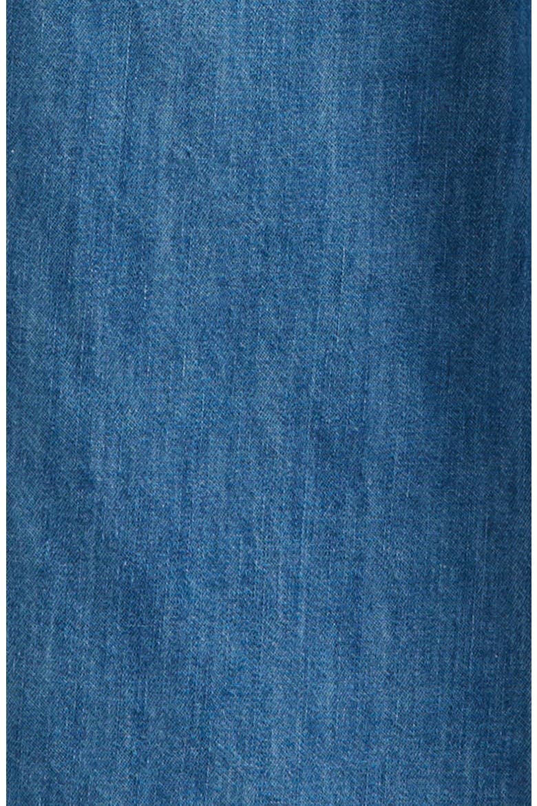 Kids' Cotton Chambray Button-Down Shirt, Alternate, color, MID GEM WASH