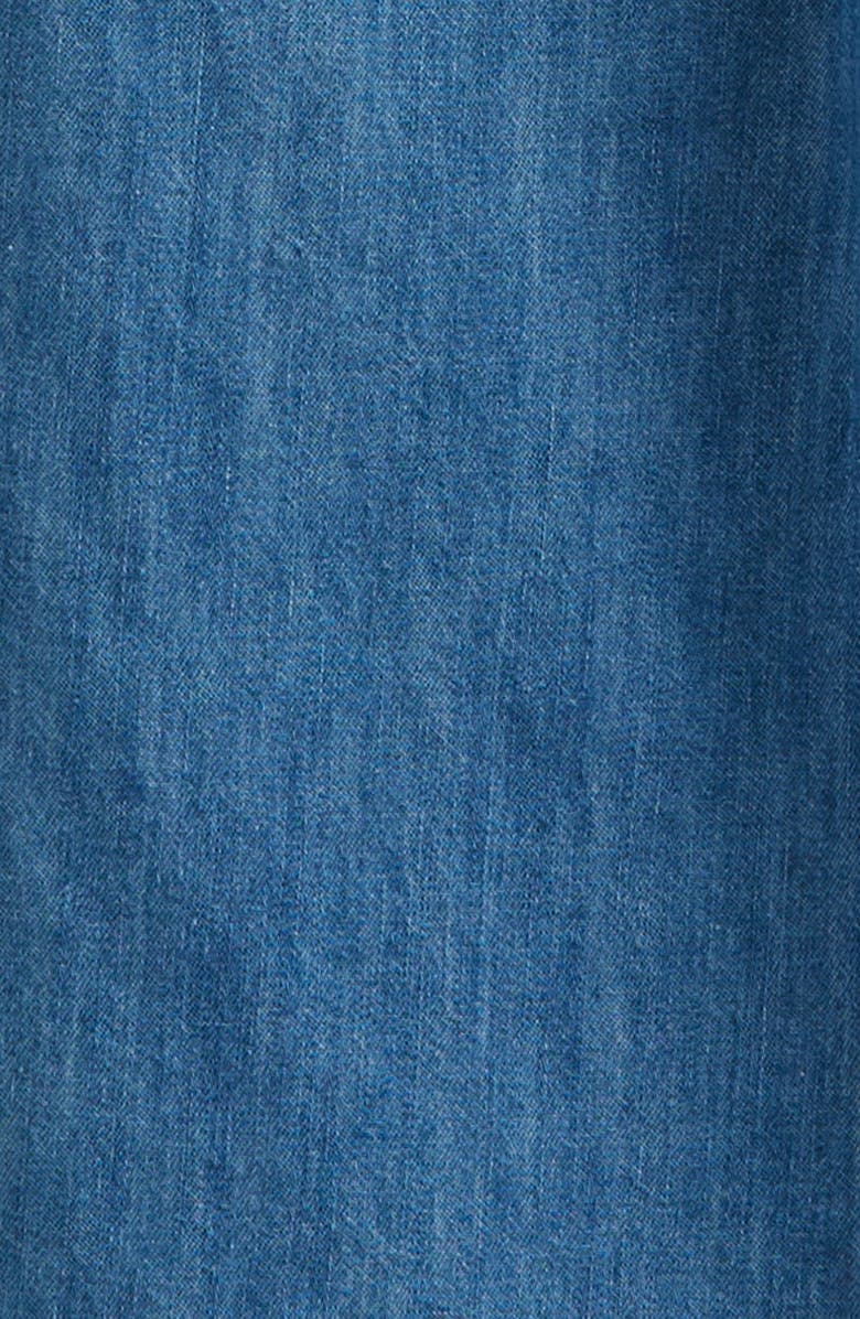 Nordstrom Kids' Cotton Chambray Button-Down Shirt, Alternate, color, Mid Gem Wash