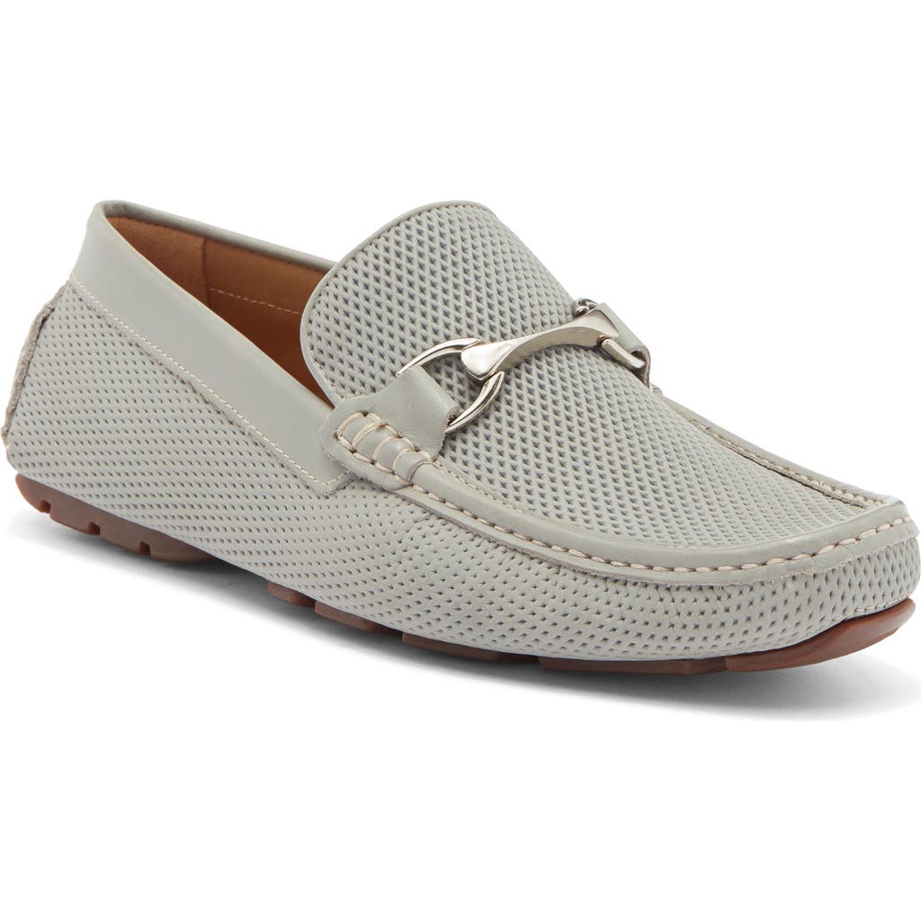 Donald Pliner Dorion Bit Loafer In Light Grey