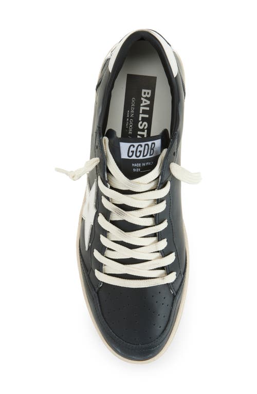Golden Goose Ball Star Sneakers In Black/white