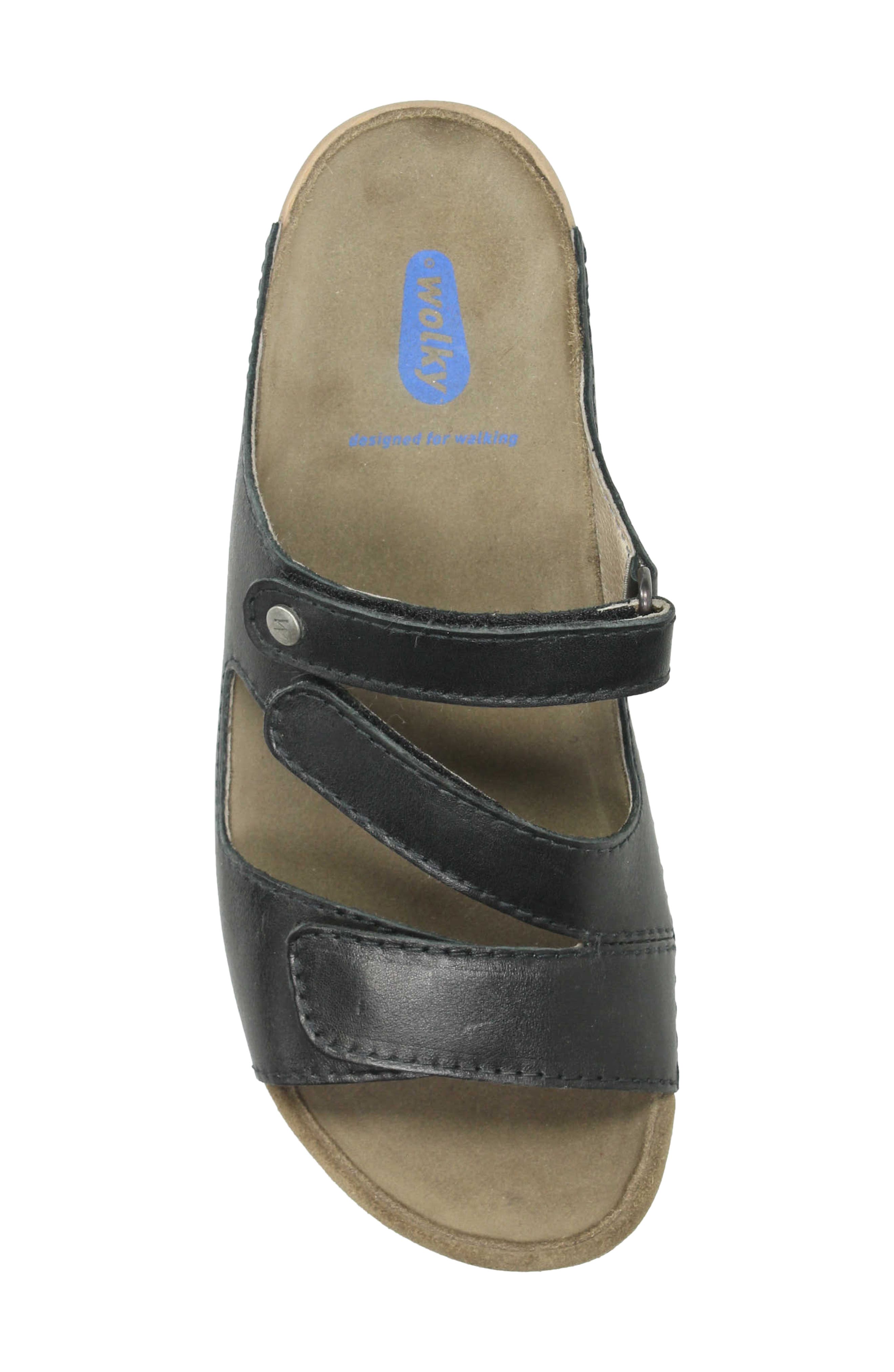 Wolky Jasper Sandal, Alternate, color, Black