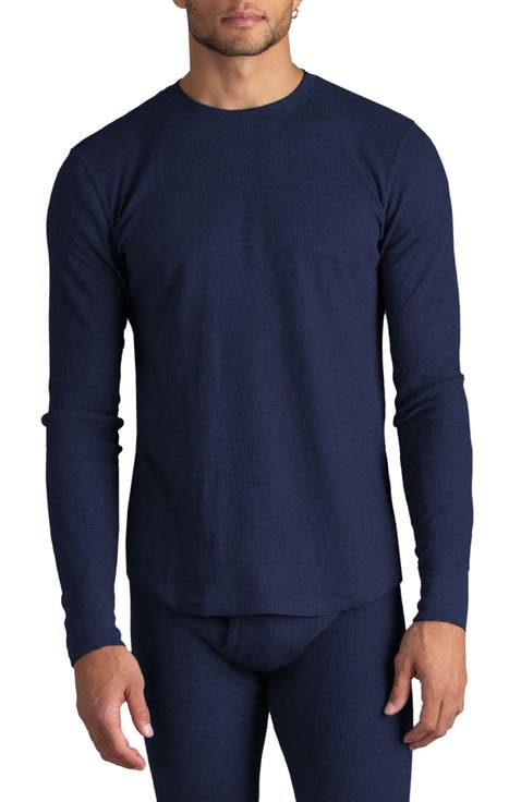 Men's Waffle Long Sleeve Thermal Crew