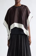 Sacai Satin x Cotton Jersey T-Shirt