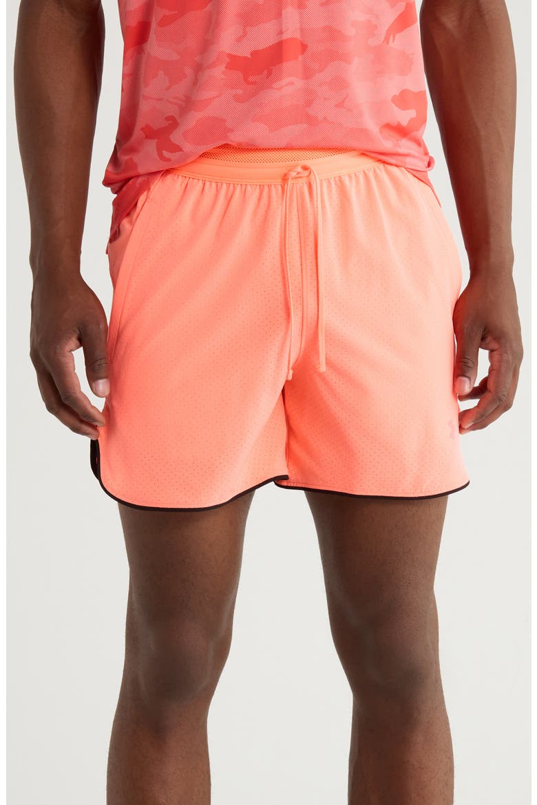 Velociti Pro Vent 5-Inch Shorts, Main, color, 824 ELECTRIC TANGERI